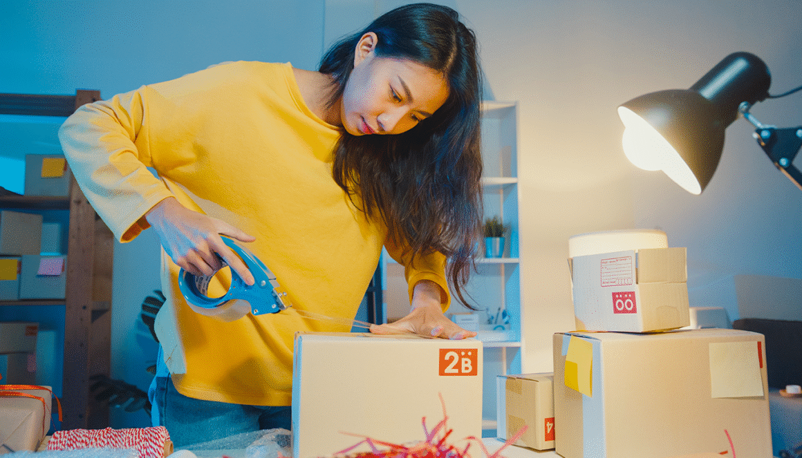 Infographic showcasing examples of profitable niche products like eco-friendly dog toys, smart home gadgets for seniors, and subscription boxes for plant lovers. (Describes the image for SEO and screen readers.)