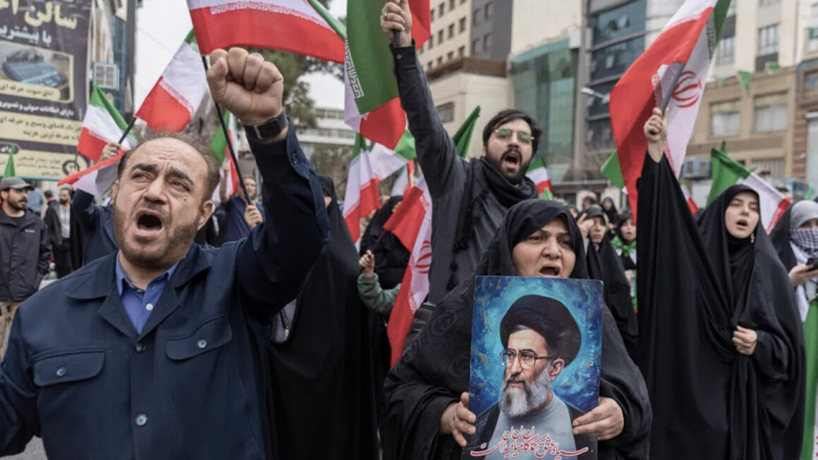 Map showing the Strait of Hormuz, the narrow passage between Iran and Oman through which 20% of global oil flows. Iran now demands international recognition of its control.