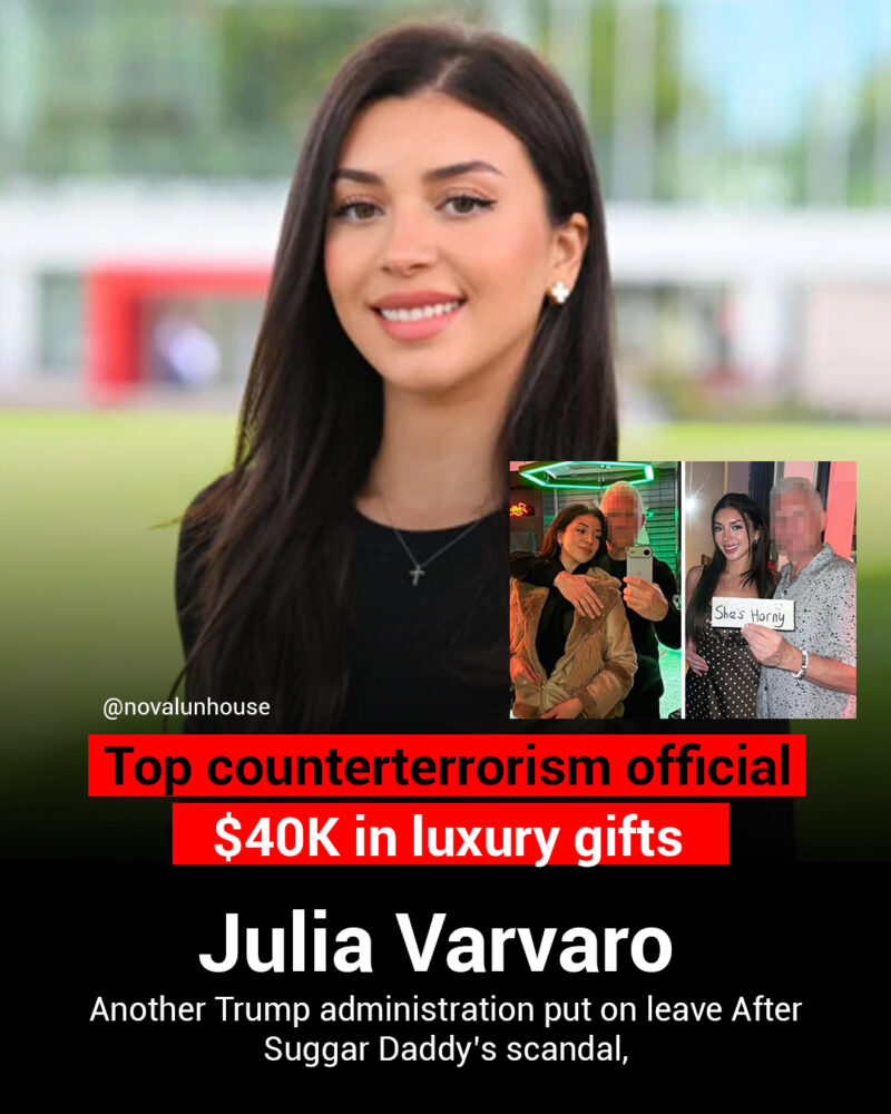 Composite image showing Varvaro's 'Boss Princess' self-description and her alleged Seeking.com profile under the name 'Alessia' offering 'seductive sophistication'